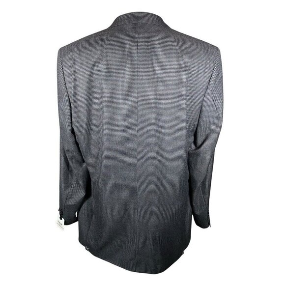 NEW Jean Paul Germain Sport Coat Men's 46XL Grey Shepherd's Check Poly Rayon - Picture 6 of 16